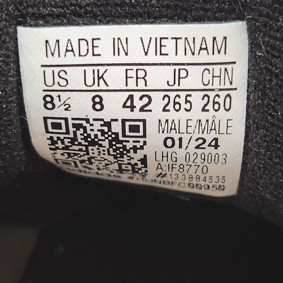 ADIDAS Originals Campus 00s Sneaker in Core Black & Charcoal, Men's 8.5 - Picture 7 of 11